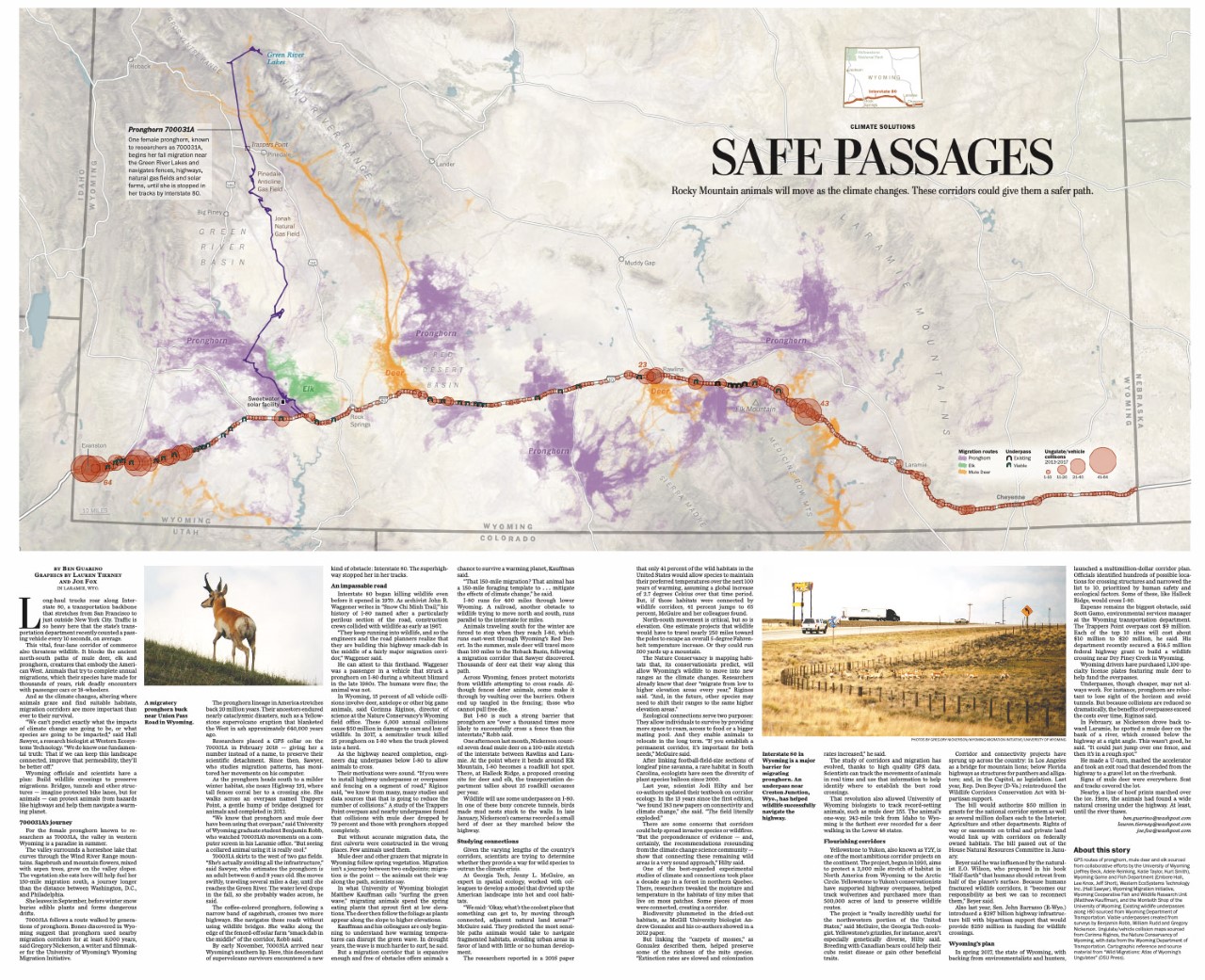 Washington Post article thumbnail with title "Safe Passages"